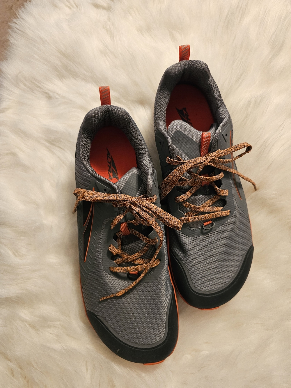 Men's Gray and Orange Altra TIMP 3 Running Shoes